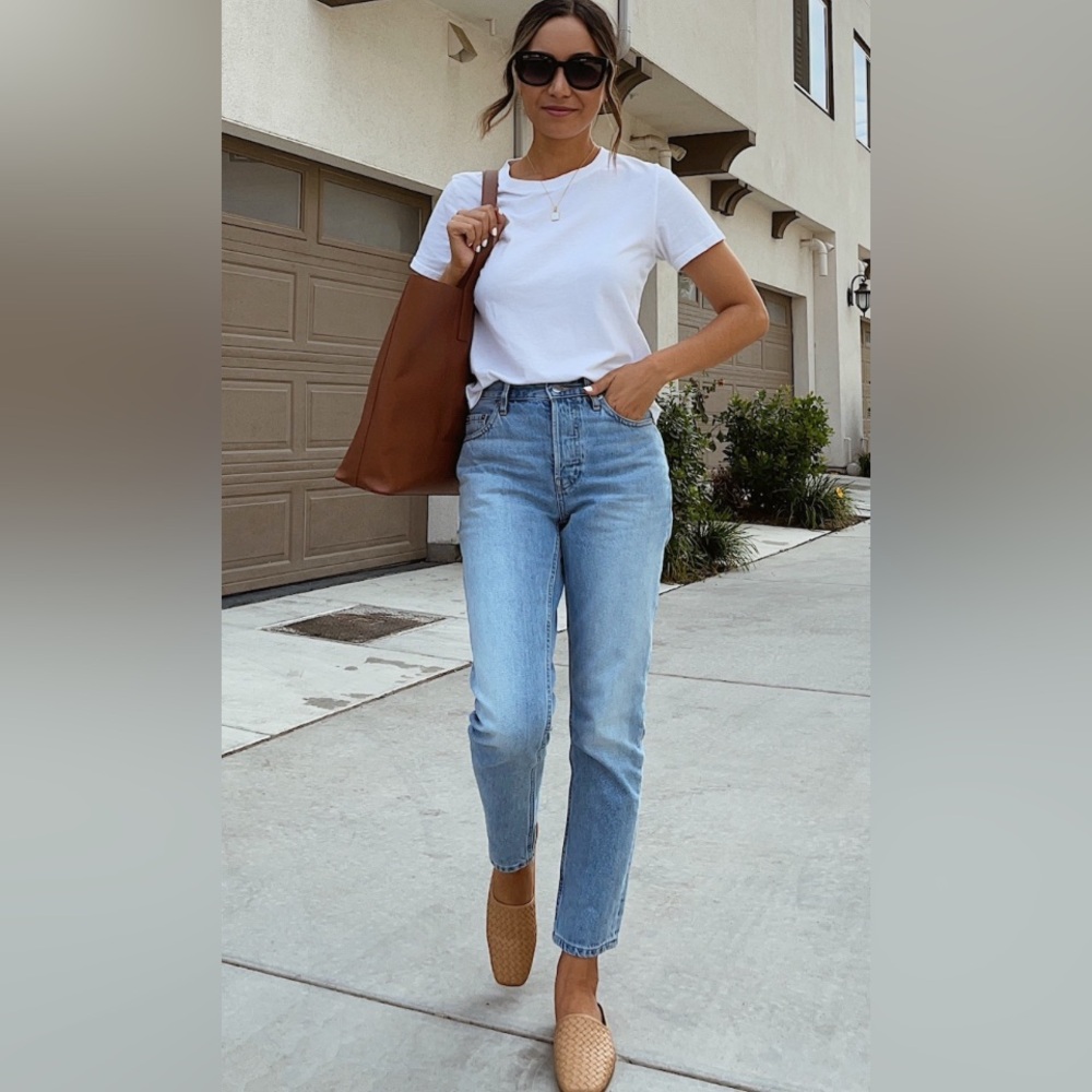 EVERLANE the original cheeky jean crop size 26